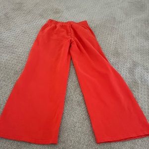 Aerie Red Wide-Leg Pants